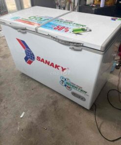 Tủ đông cũ Sanaky VH-5699HY 410 lít trang bị công nghệ inverter, giúp tiết kiệm điện, vận hành ổn định