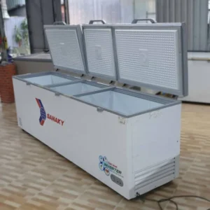Tủ đông Sanaky VH-1199HY có công nghệ làm lạnh 360 giúp làm lạnh đều và sâu, tiết kiệm điện, ổn định