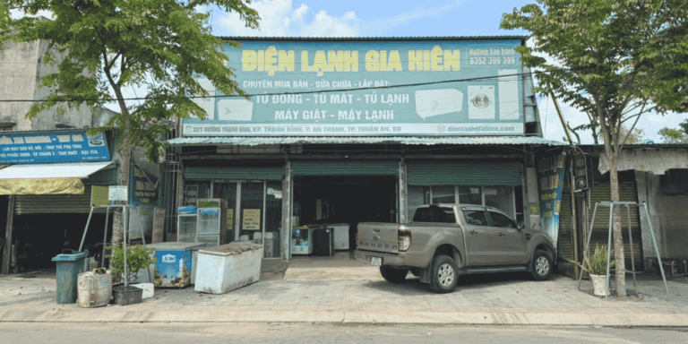Kho thu mua tủ đông tủ mát cũ Bình Dương - Điện Máy Gia Hiên