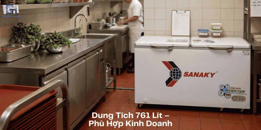 Tủ đông Sanaky VH-8699HY3 dung tích 761 lít – tủ đông mới tại Bình Dương