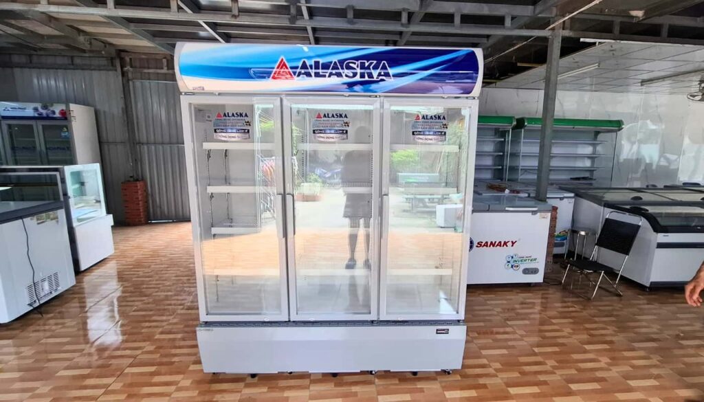 Tổng quan tủ mát Alaska 1400 lít LCI 1200 C3 cũ