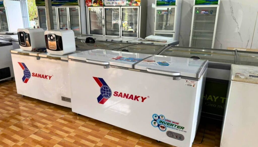 Bán tủ đông cũ tại kho Điện máy Gia Hiên