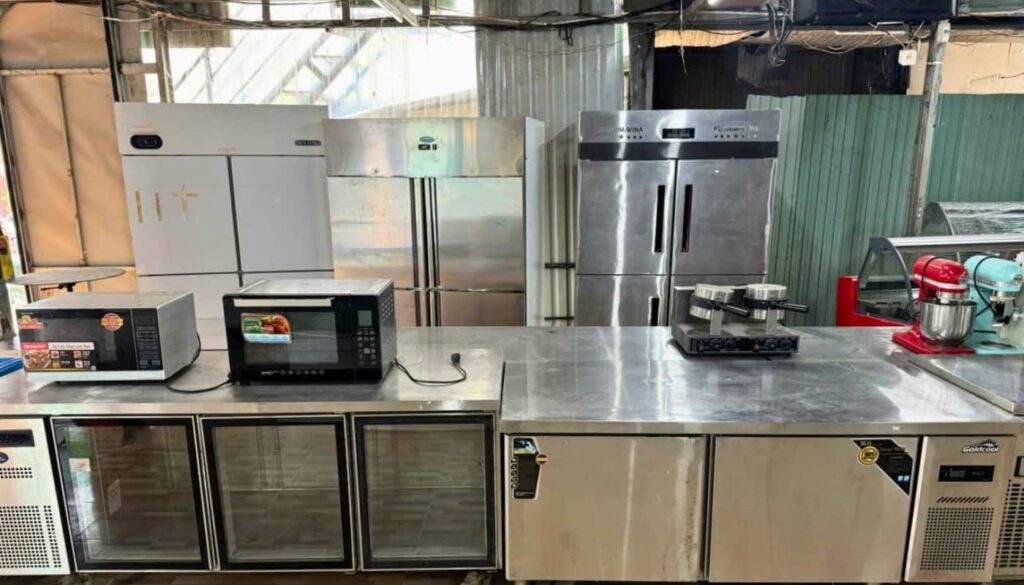 Tủ đông inox công nghiệp cũ thu mua tại Điện Máy Gia Hiên