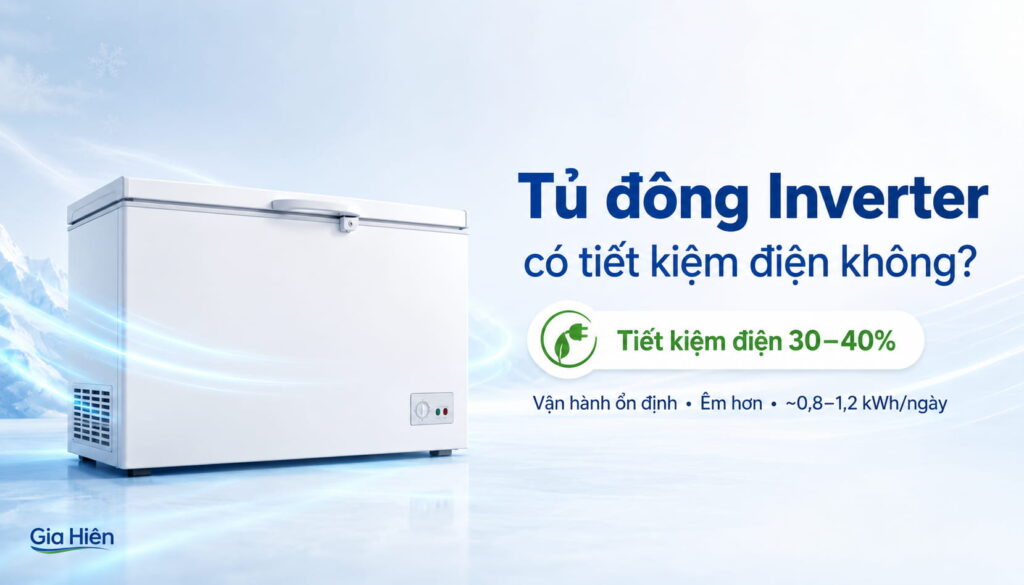 Tủ đông inverter là gì? Có tiết kiệm điện hơn tủ thường không?