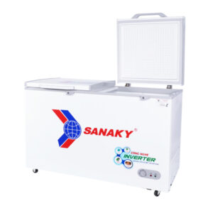 Tủ đông Sanaky 410 lít inverter VH-5699HY3 ảnh chụp mặt bên mở cửa tủ