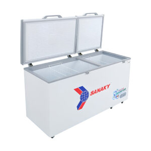 Tủ đông Sanaky 530 lít inverter VH-6699HY3 ảnh chụp mặt bên mở nắp